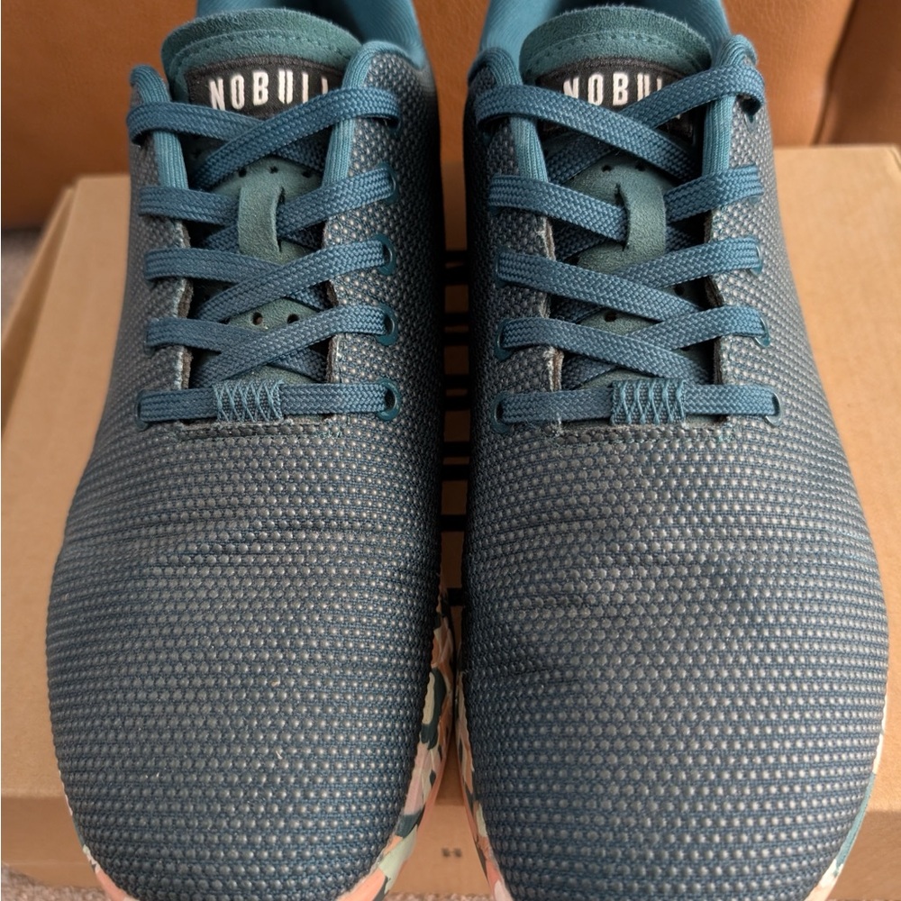 NOBULL Men’s dark Teal Athletic Shoes with Mosaic soles